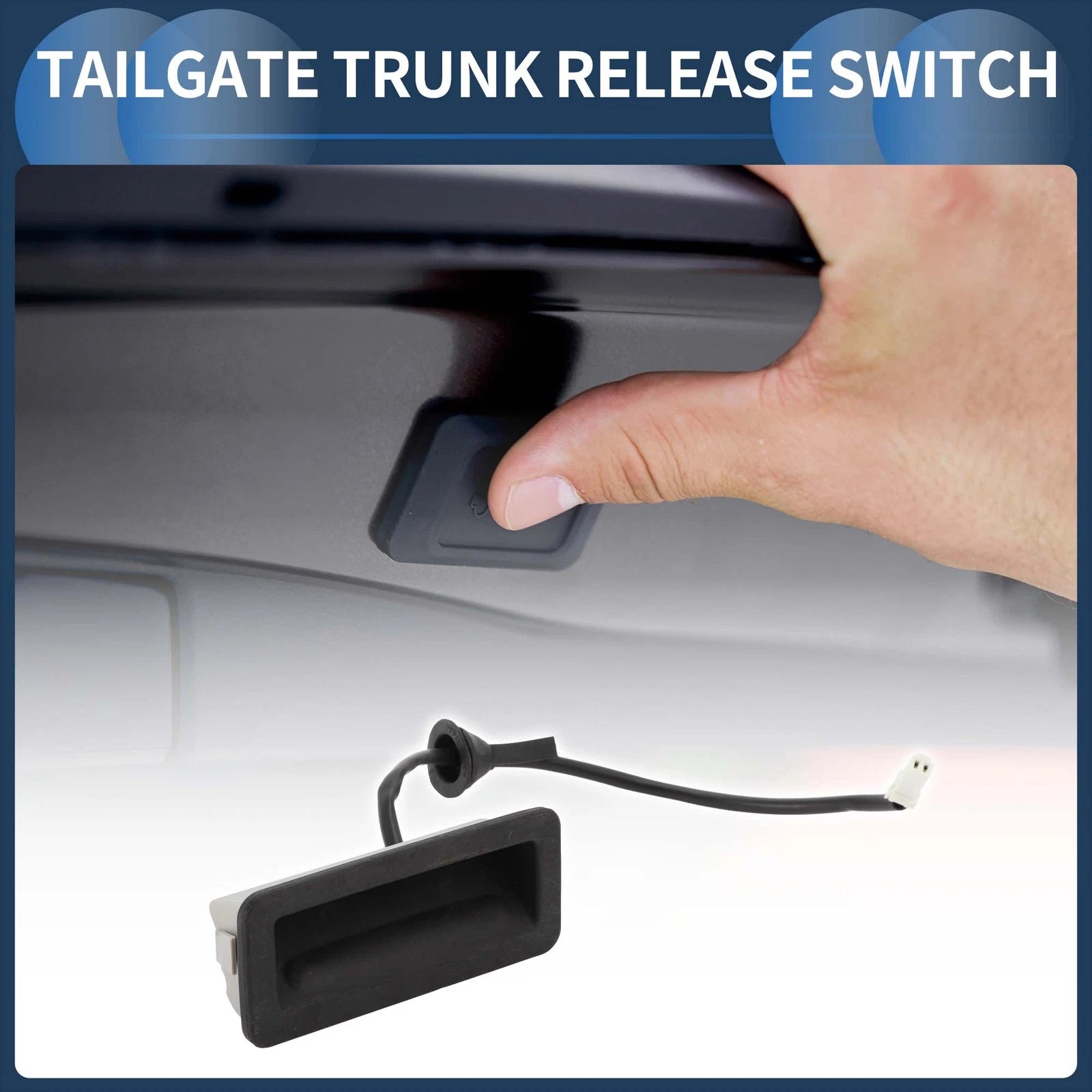 Tailgate Trunk Release Switch for Ford Focus II, C-MAX (No. 3M5119B514A)