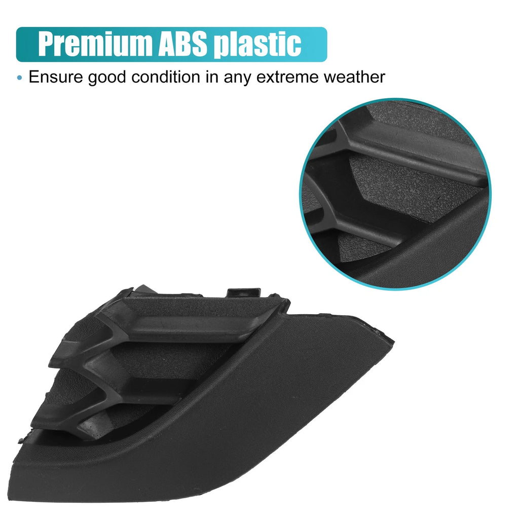 Front Right Tow Hook Cover Unpainted Black for Toyota RAV4 SE (2016–2018)