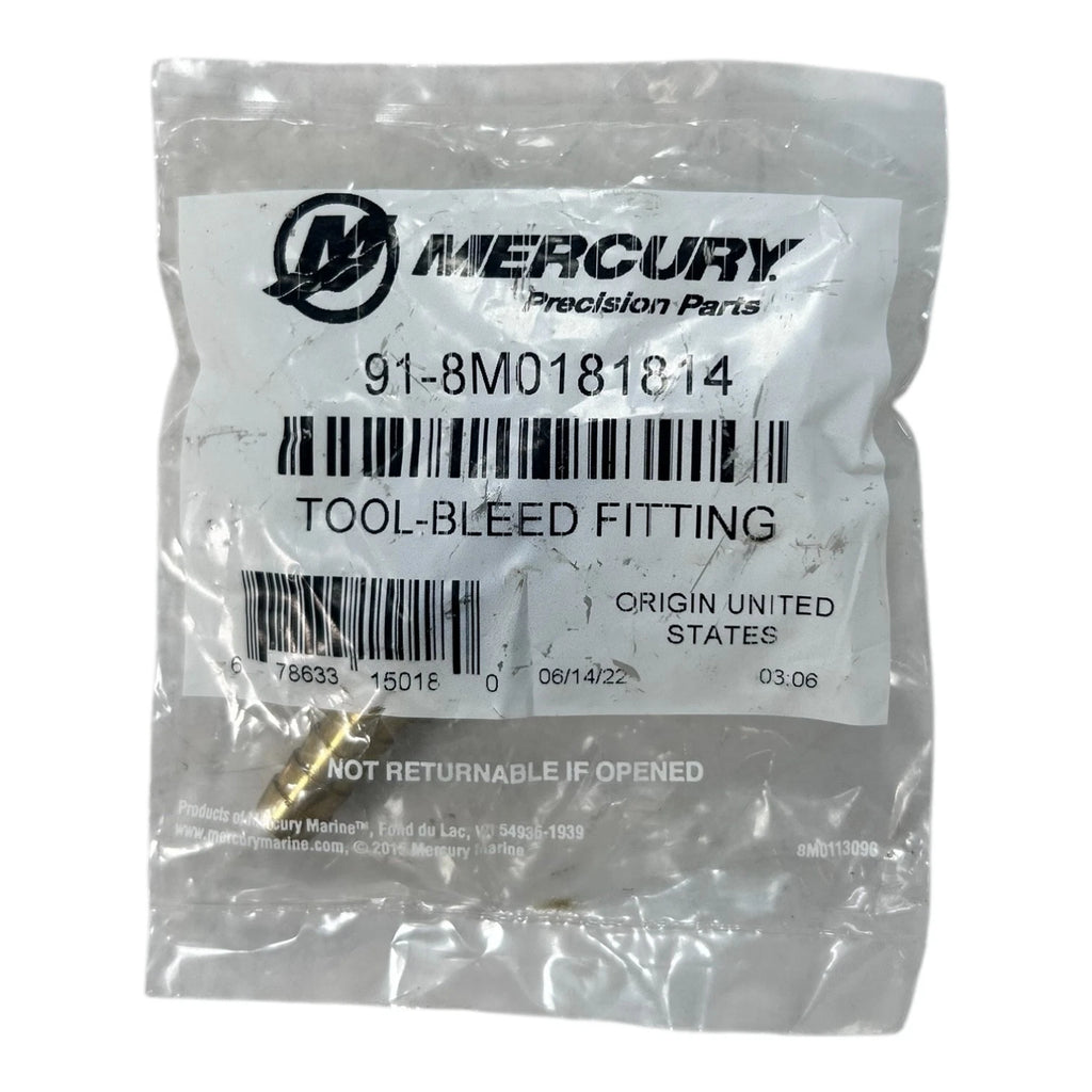 Bleed Fitting Tool for Mercury Marine (OEM 91-8M0181814)