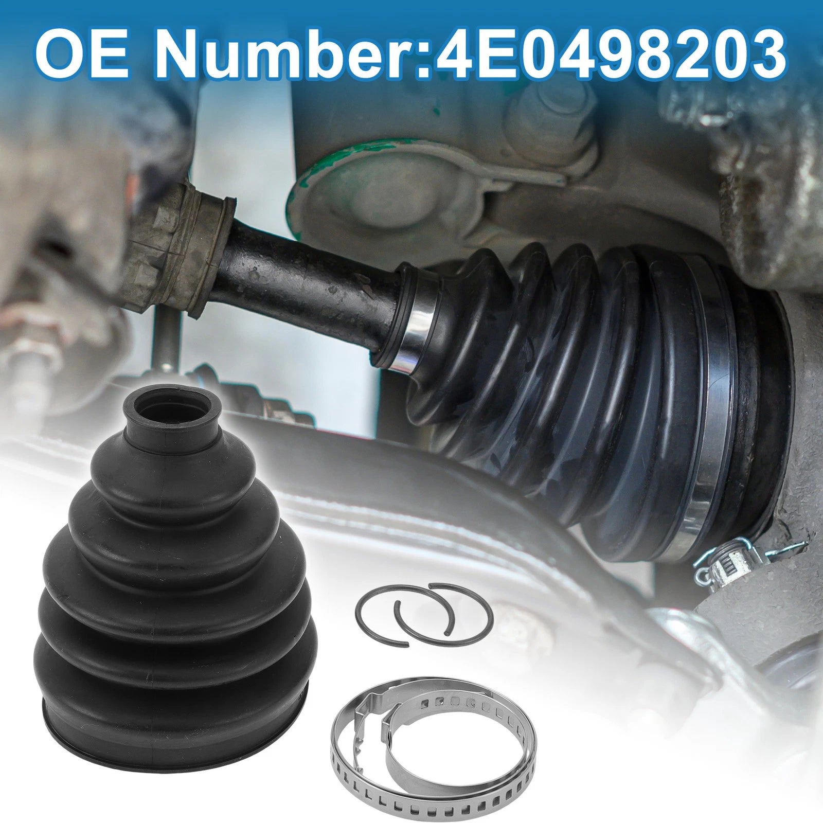 Outer CV Joint Boot Kit with Clamps for Volkswagen Phaeton (2004–2016)