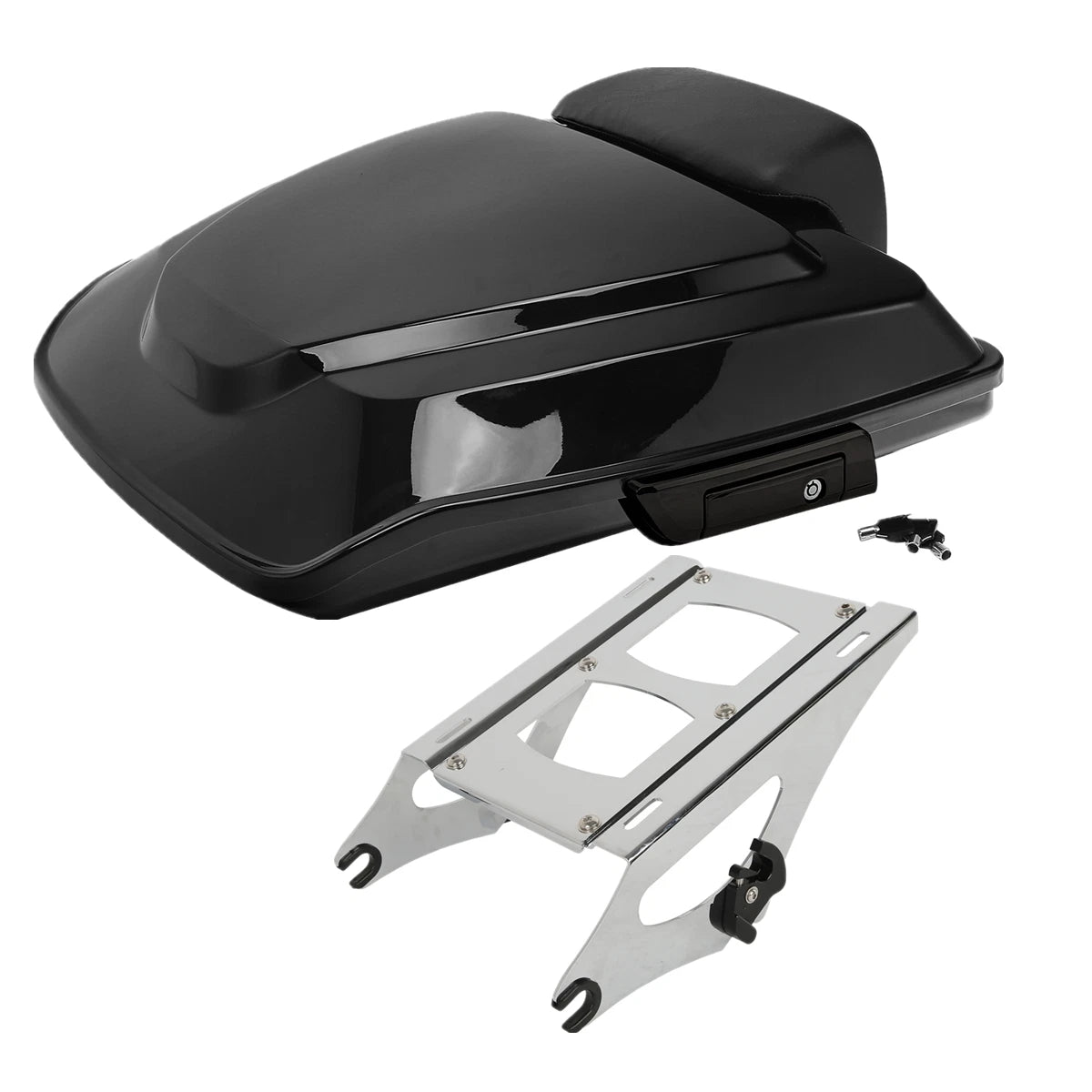 Razor Trunk Backrest Pad Mount Rack for Harley Electra Road Glide (2014–2026)