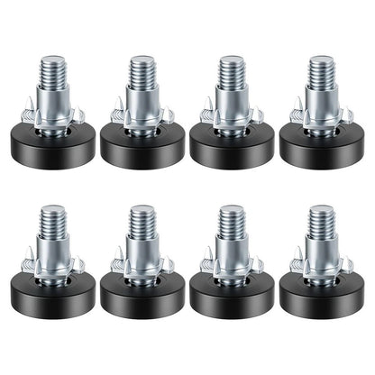 Height Adjustable Furniture Levelers Feet Set of 8