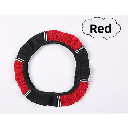3D Ice Silk Steering Wheel Cover for Most Vehicles (Universal Fit)