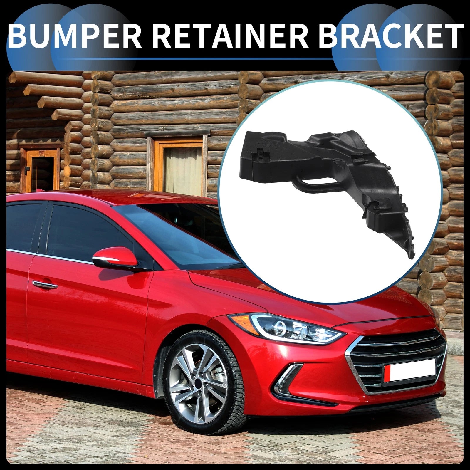Right Front Bumper Retainer Bracket for Hyundai Elantra (2017–2018)
