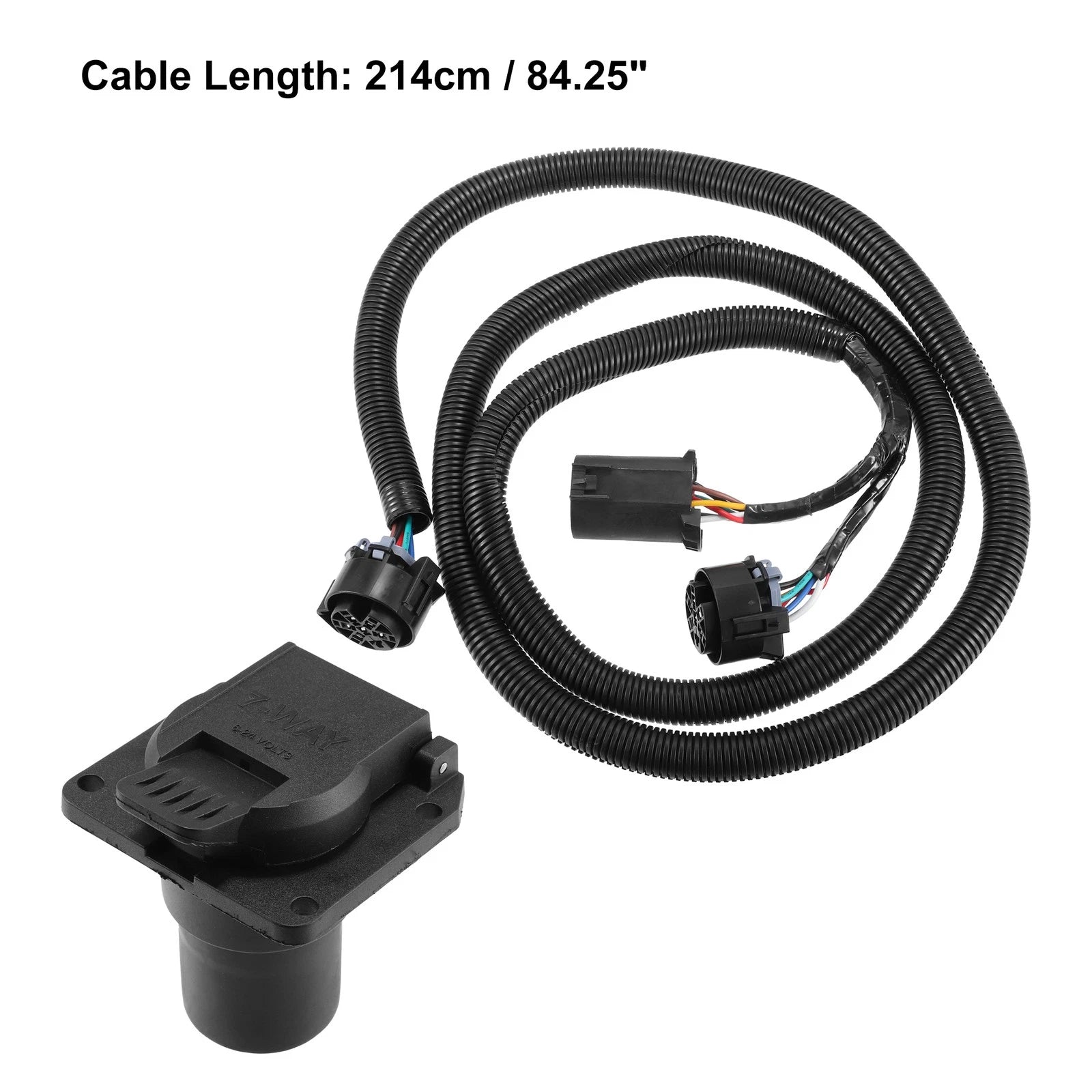 7 Pin Trailer Wiring Harness Extension Connector for Ram Trucks (2013–2022)