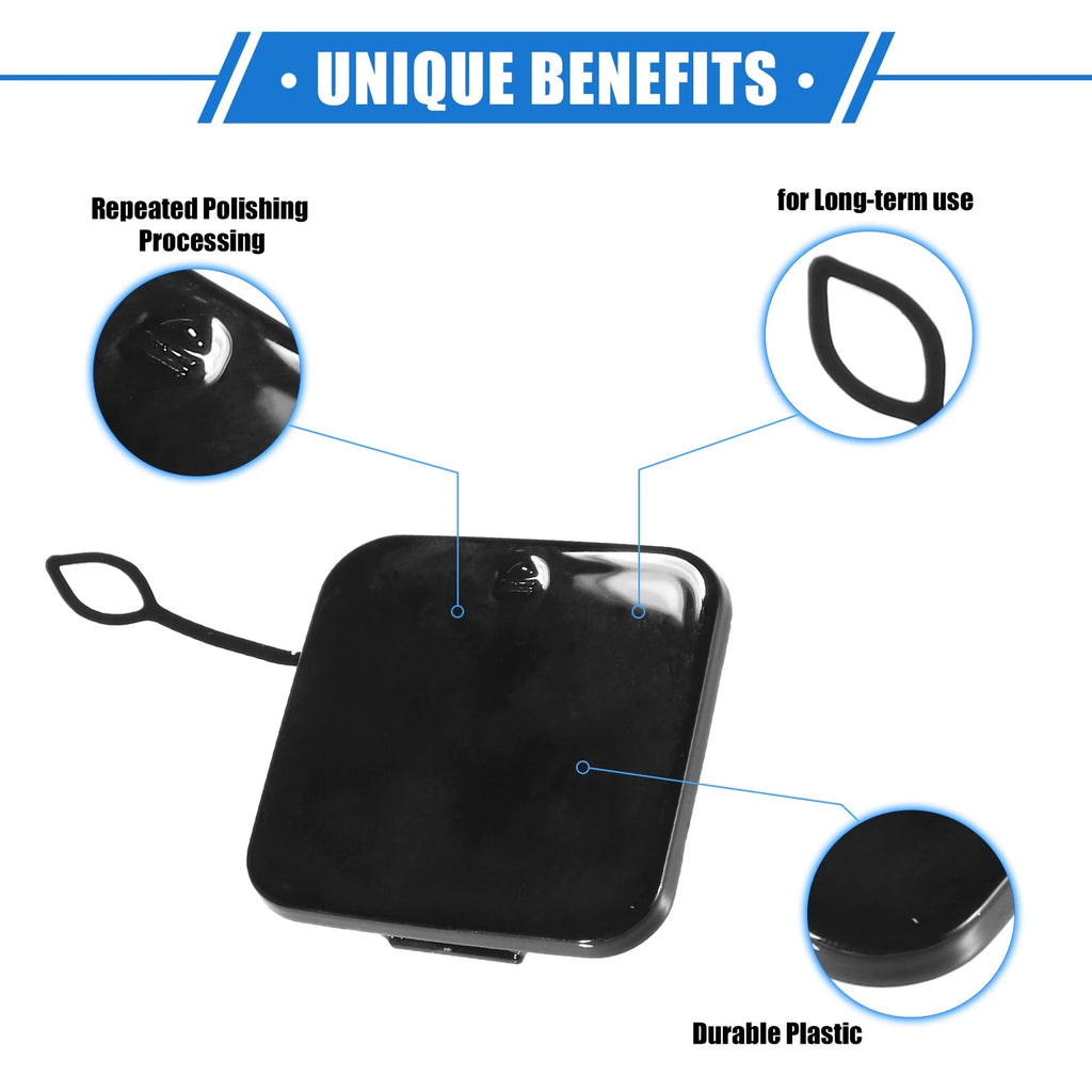 Front Bumper Tow Hook Cover Cap Replacement for Mercedes-Benz S Class (2010–2013)