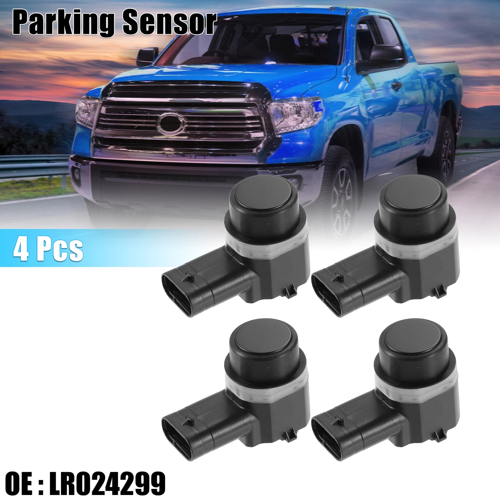 4X PDC Parking Assist Sensor LR024299 for Land Rover Range Rover Evoque (2012–2018)
