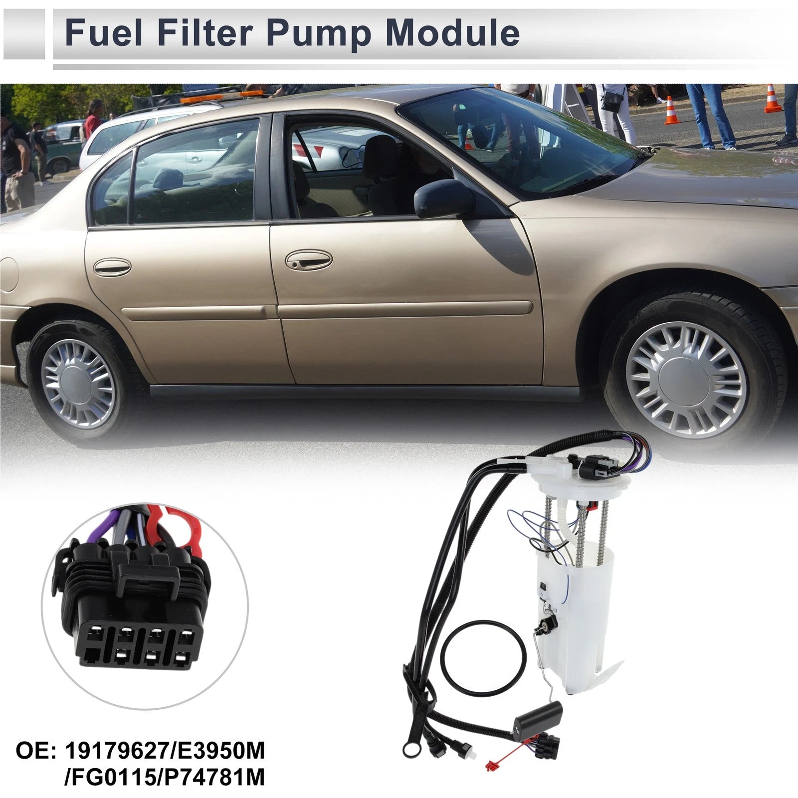 Fuel Pump Assembly for Chevrolet Cavalier 1999-2000 2.2L Malibu 98-99