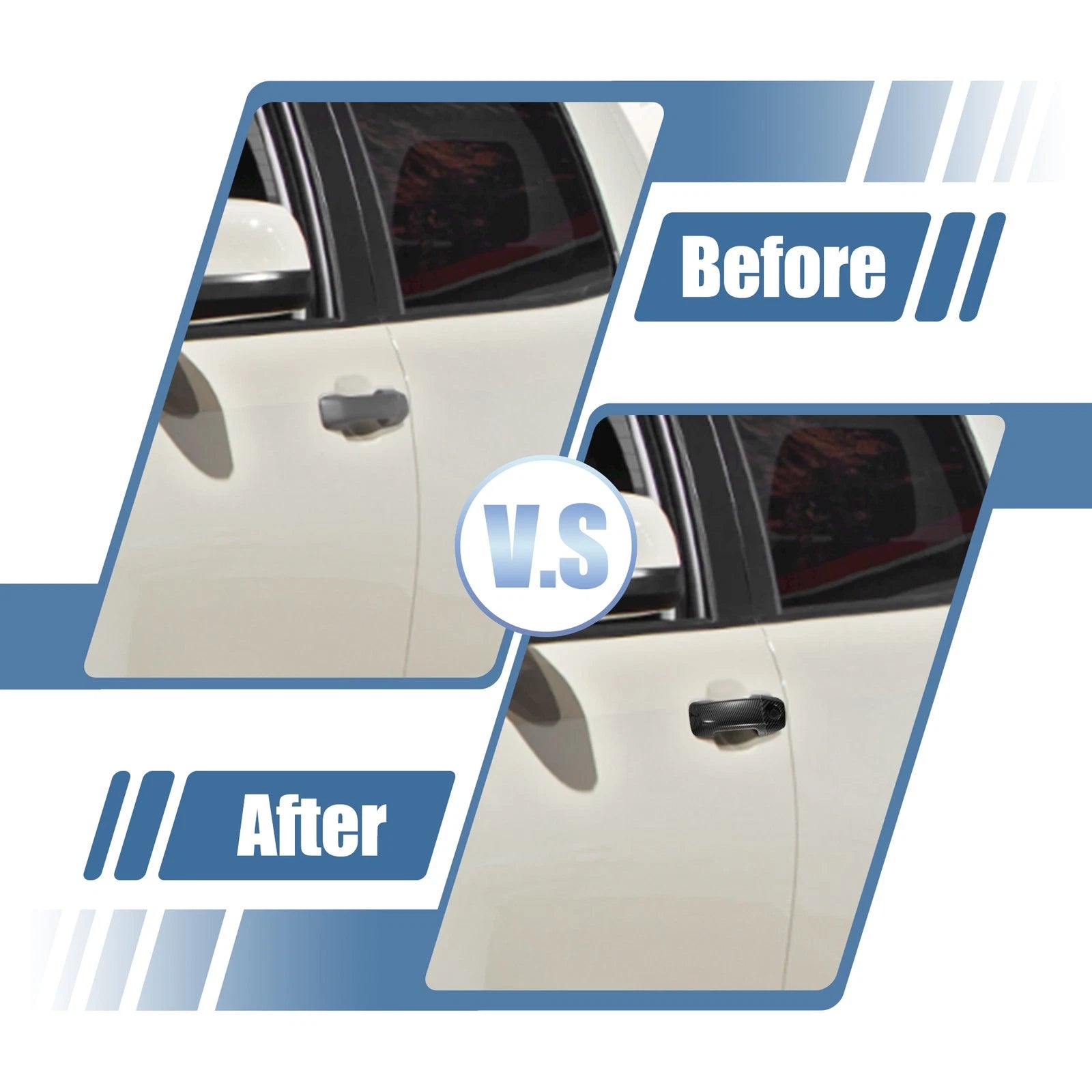 Side Door Handle Cover Trim Kit Replacement for Toyota Tundra (2007–2020)