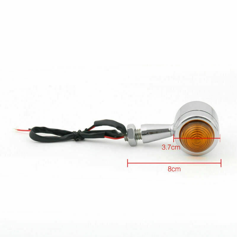 2X Bullet Mini Heavy Duty Turn Signal Indicators for Motorcycle (CHR T9)