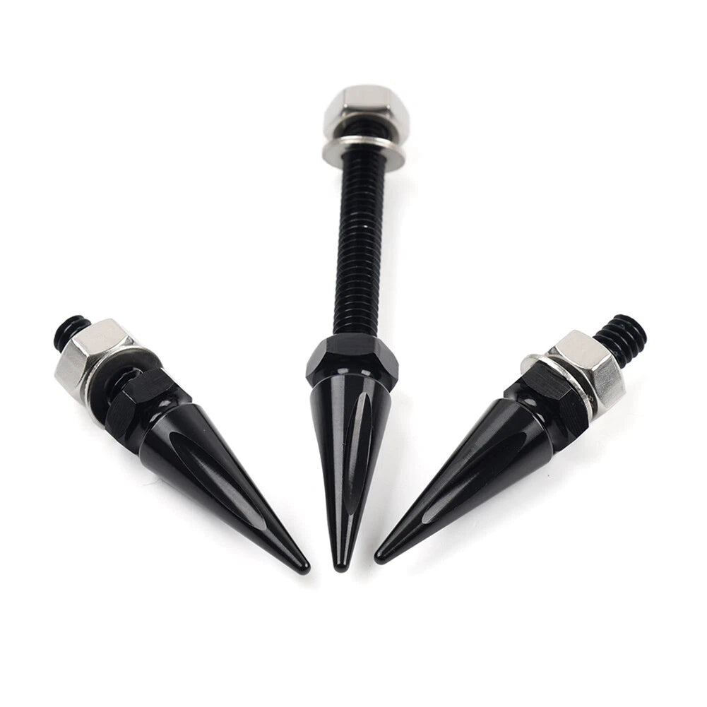 Black Windshield Spike Bolts for Harley Street Glide Electra Tri Glide (2014–2023)