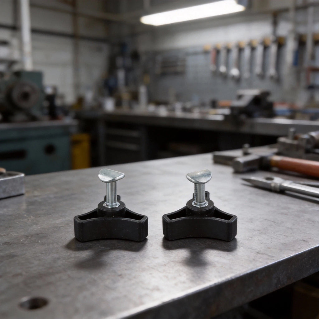 Set of 2 Triangle Handle Bolts for Lawn Mower