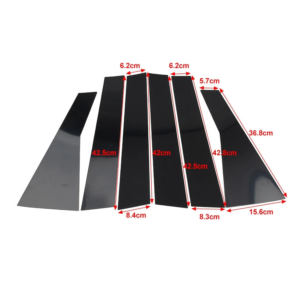 Pillar Post Trim Kit for Honda CR-V (2017–2022) - Black
