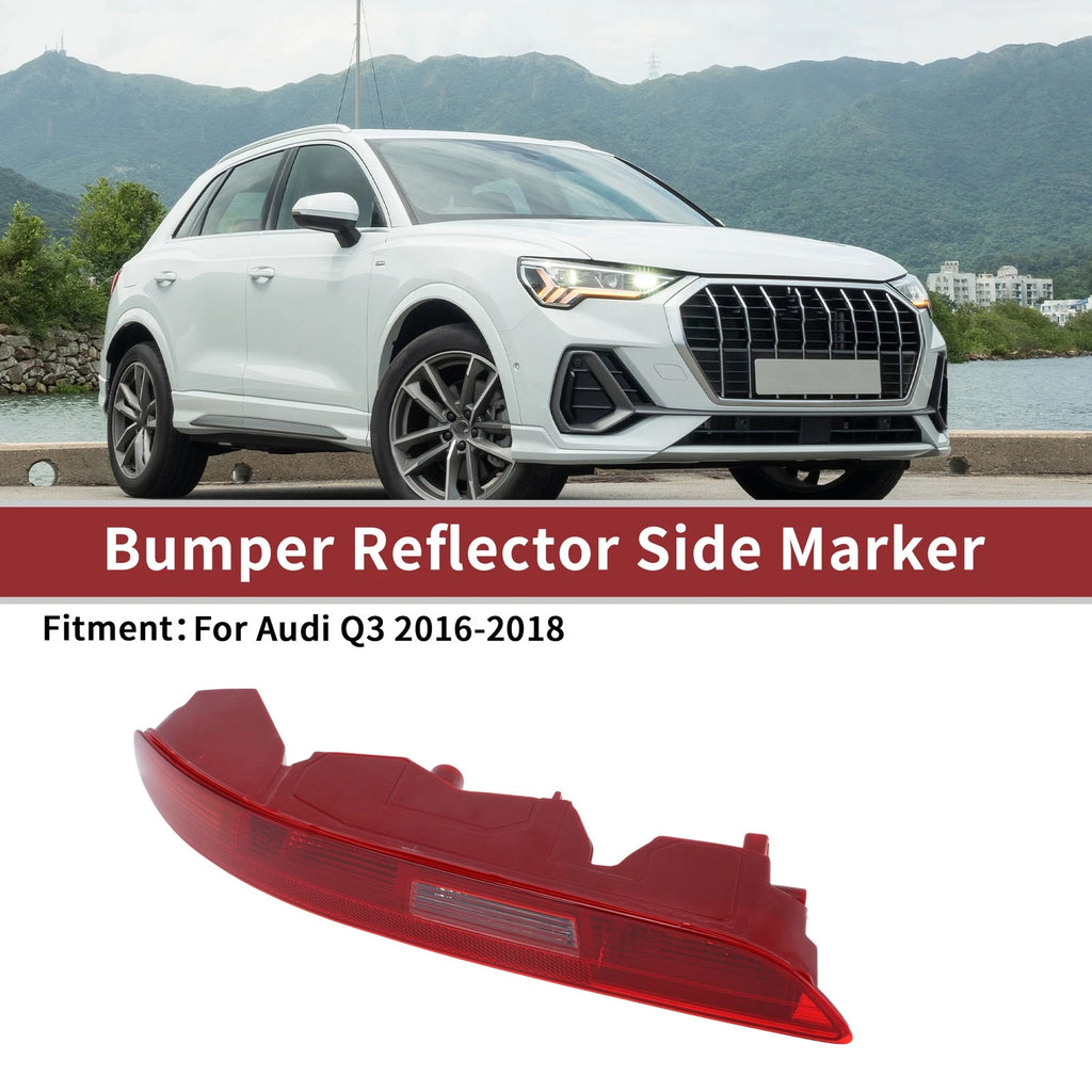 Rear Left Bumper Reflector Replacement for Audi Q3 (2016–2018)