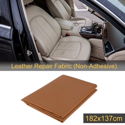 Leather Repair Patch for Car Seat Sofa Trim (72" x 54", Brown)
