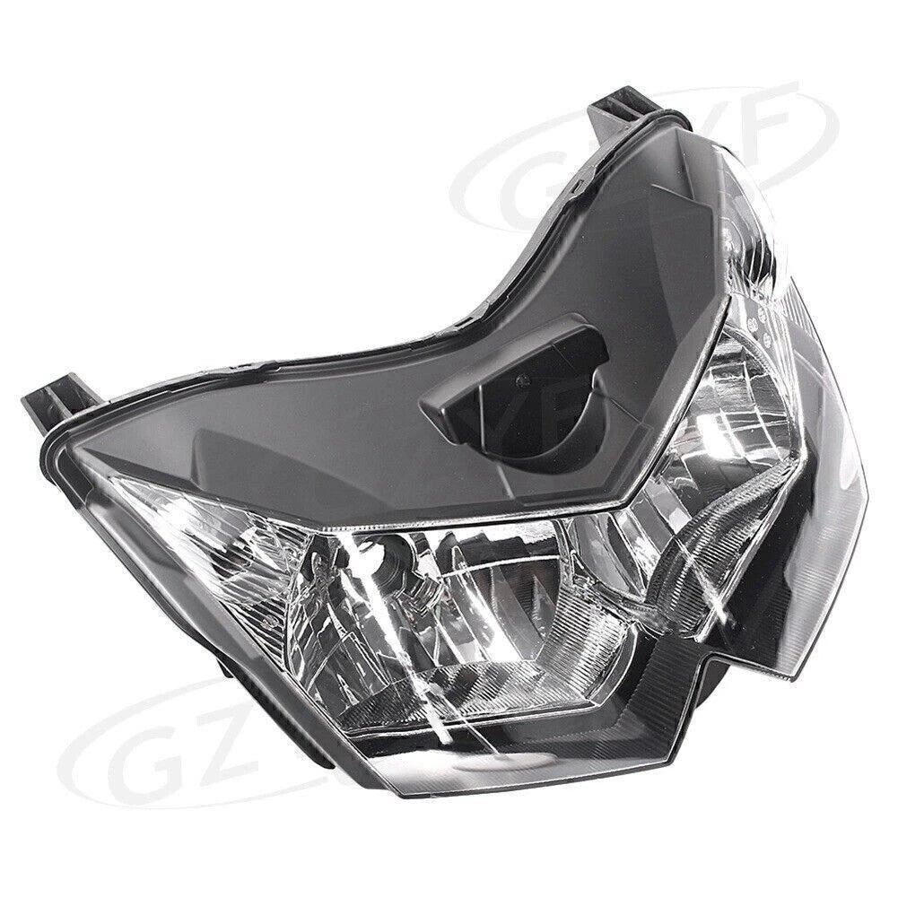 Front Headlight Assembly for Kawasaki Z1000 (2007–2009) Black Housing