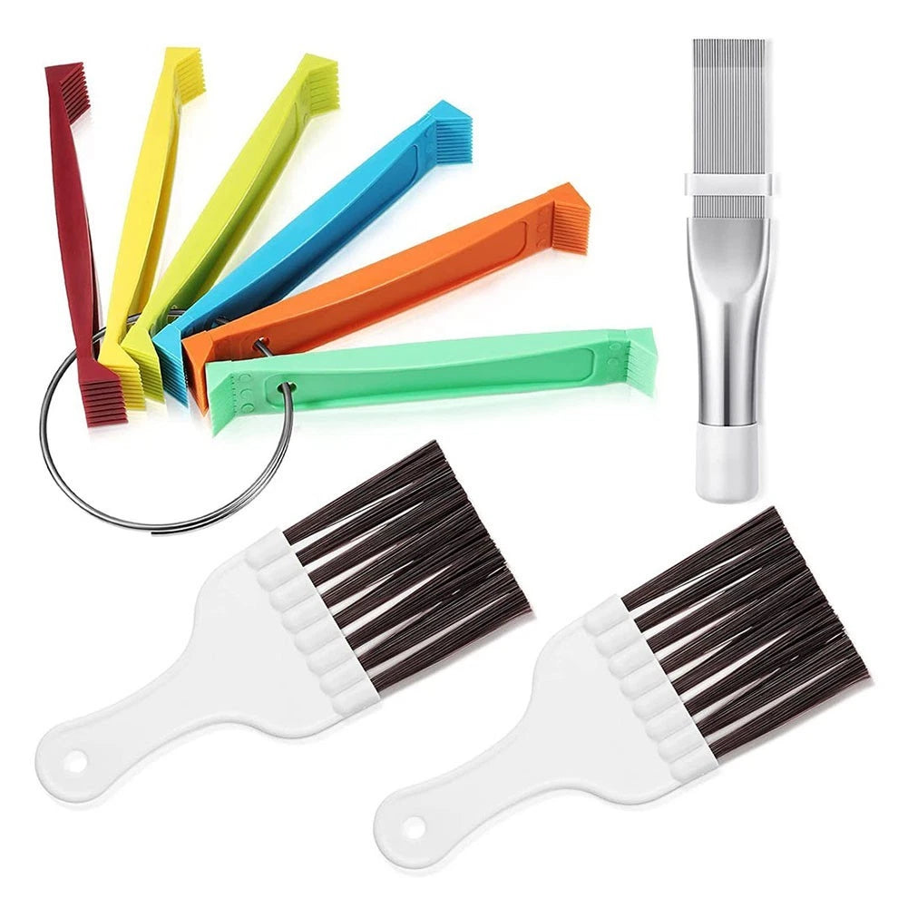 Air Conditioner Fin Comb Set of 4 Hand Tools - ABS Aluminum Stainless Steel