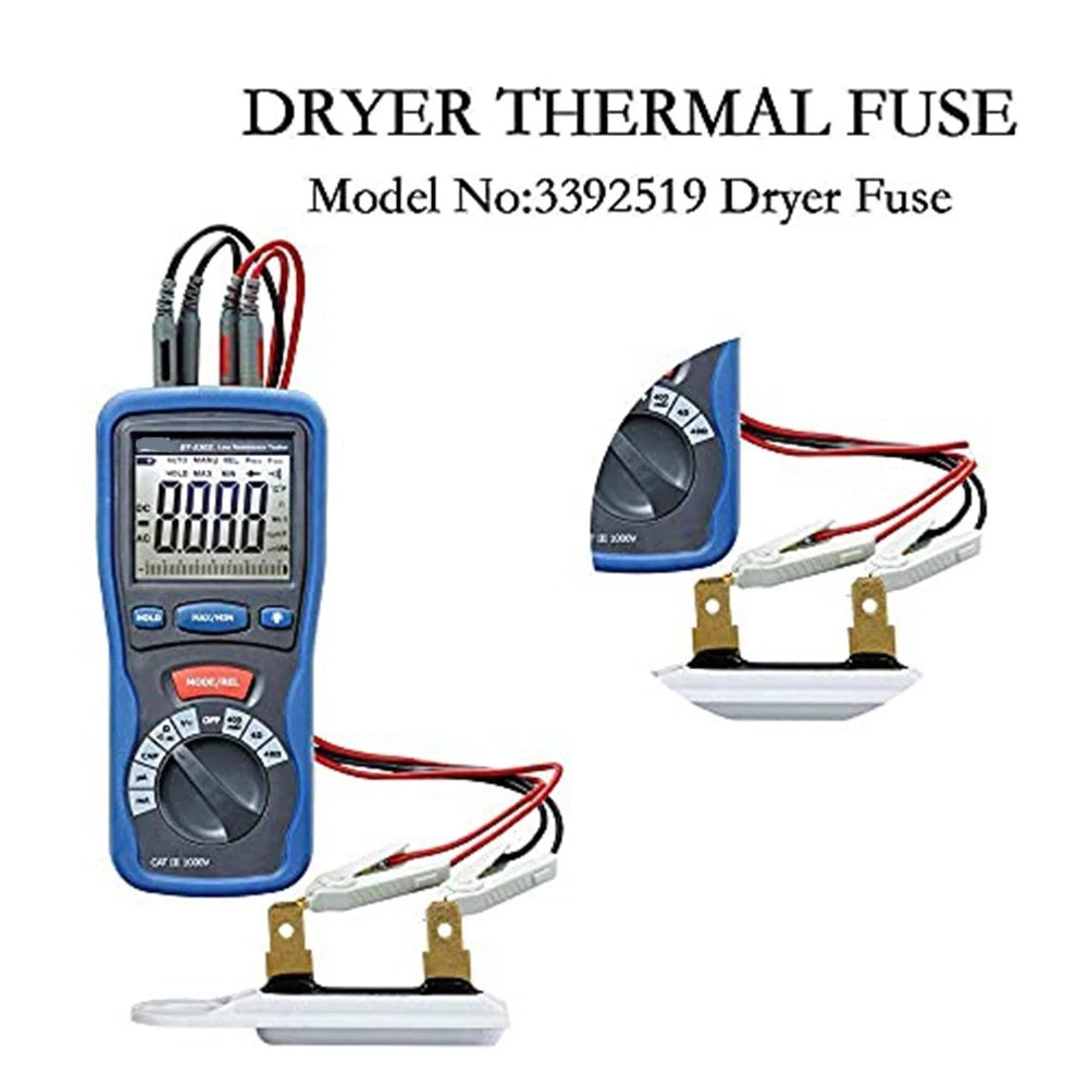 Dryer Thermal Fuse Replacement Pack for Compatible Models
