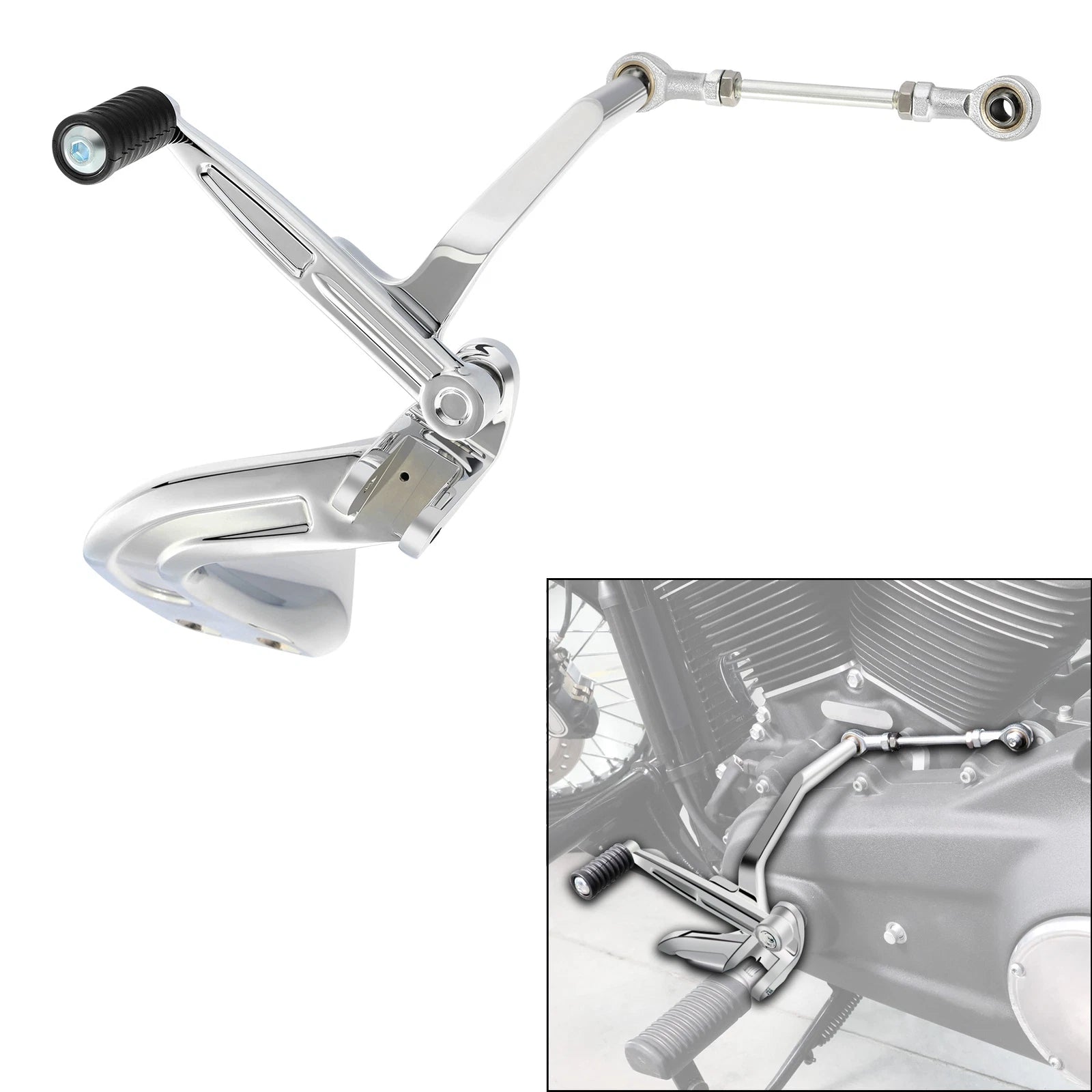 Mid Controls Shift Side + Brake Side Kit for Harley Sport Glide Fat Bob (2018–2023)