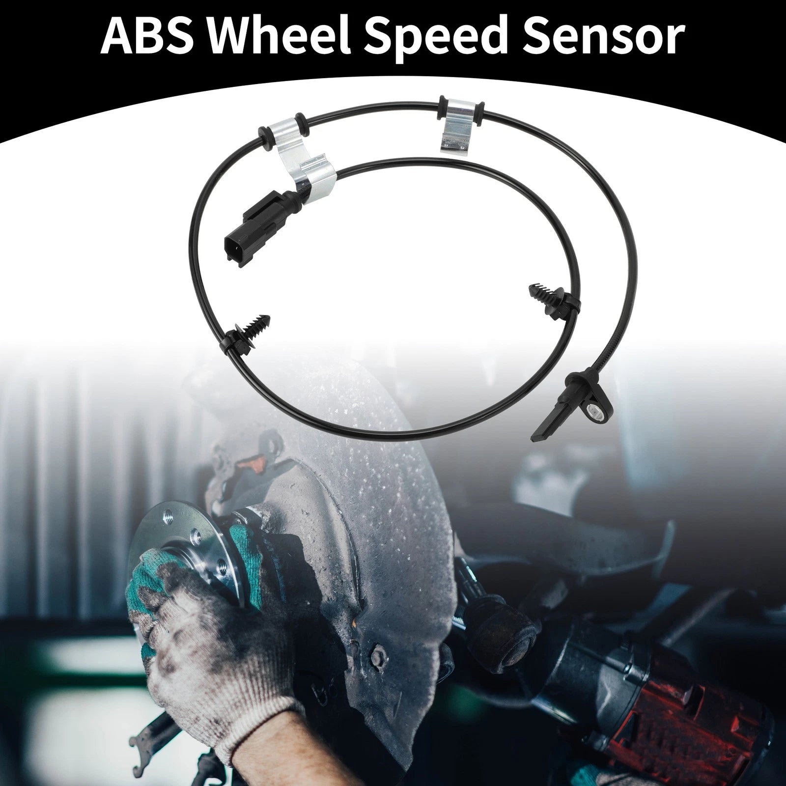 ABS Wheel Speed Sensor Rear Right Replacement for Ford Edge (2011–2014)