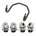 Front Brake Wheel Cylinders & Brake Pipe for Honda Rincon 650, Foreman Rubicon 500 (2003–2023)