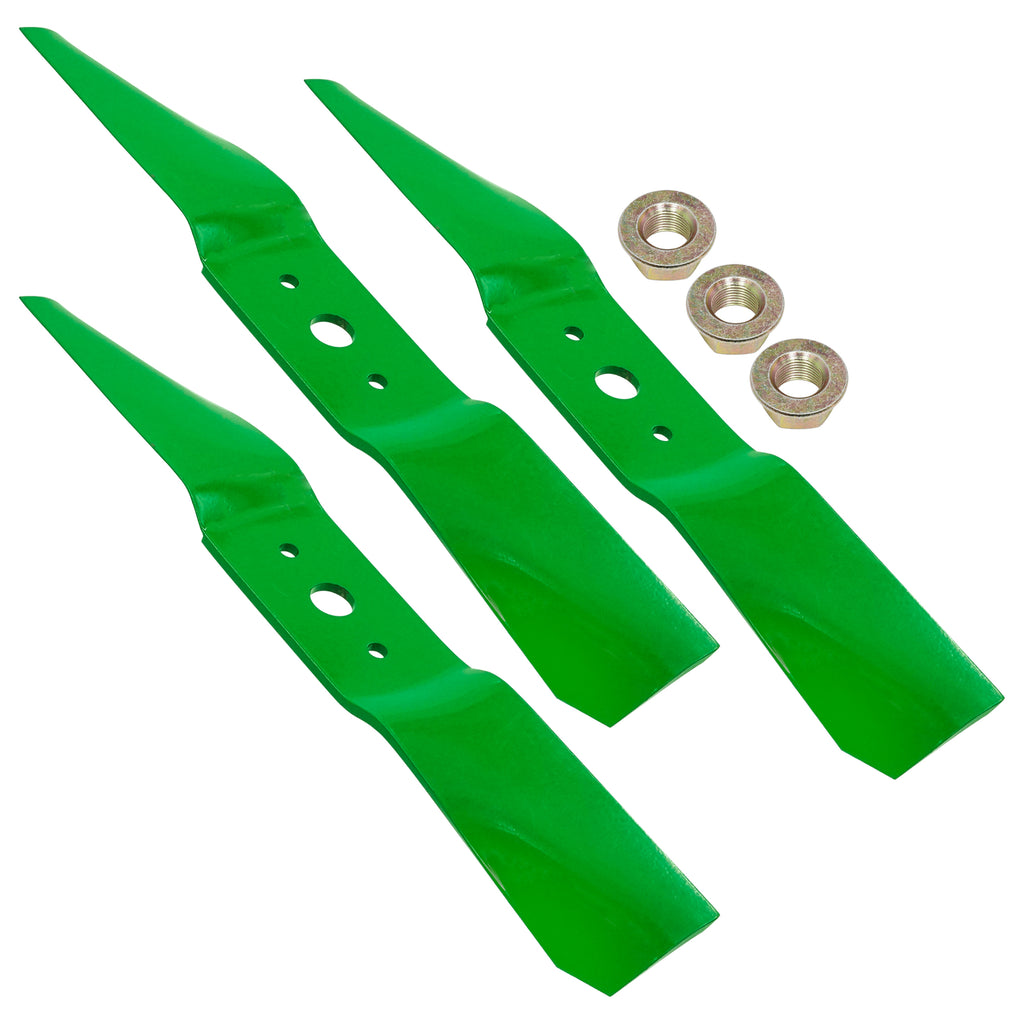 Deck Spindles Blade with Nuts for Cub Cadet 2518-48 / White ZT-2150 (48in)