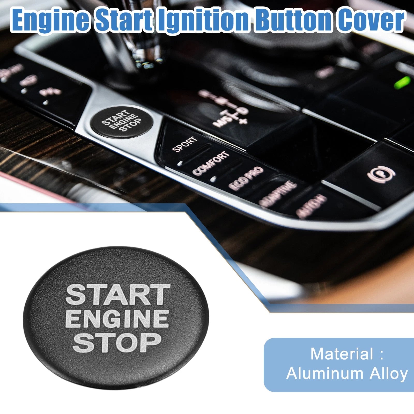 Start Stop Ignition Button Cover Decal for BMW 320i 330i G20 (2020–2022)