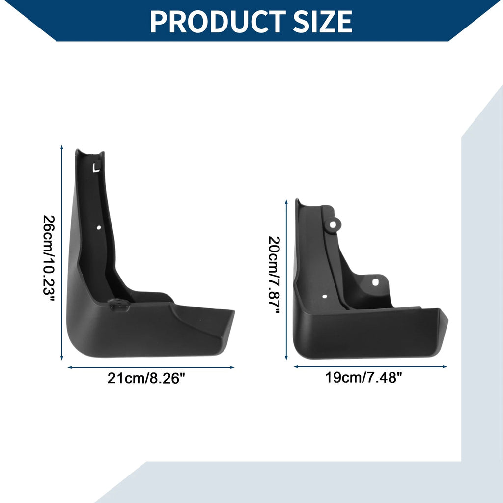 Mud Flaps Splash Guards 1Set Front Rear for Honda Breeze (2023–2024)
