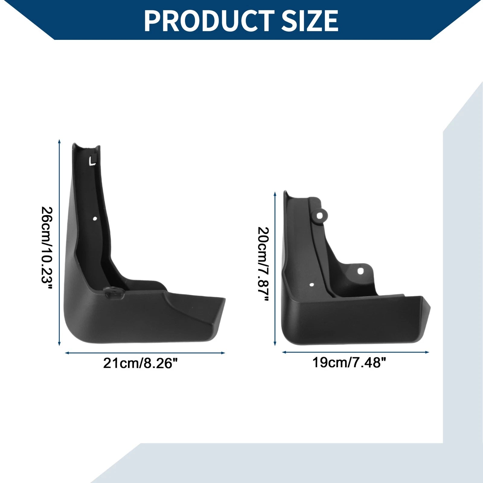 Mud Flaps Splash Guards 1Set Front Rear for Honda Breeze (2023–2024)