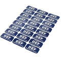 DEF Diesel Exhaust Fluid Sticker Decal for All Vehicles (Weatherproof)