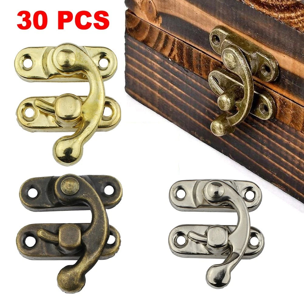 Lock Buckle Replacement for (3mm Hole, Curved, Gold/Bronze/Silver)