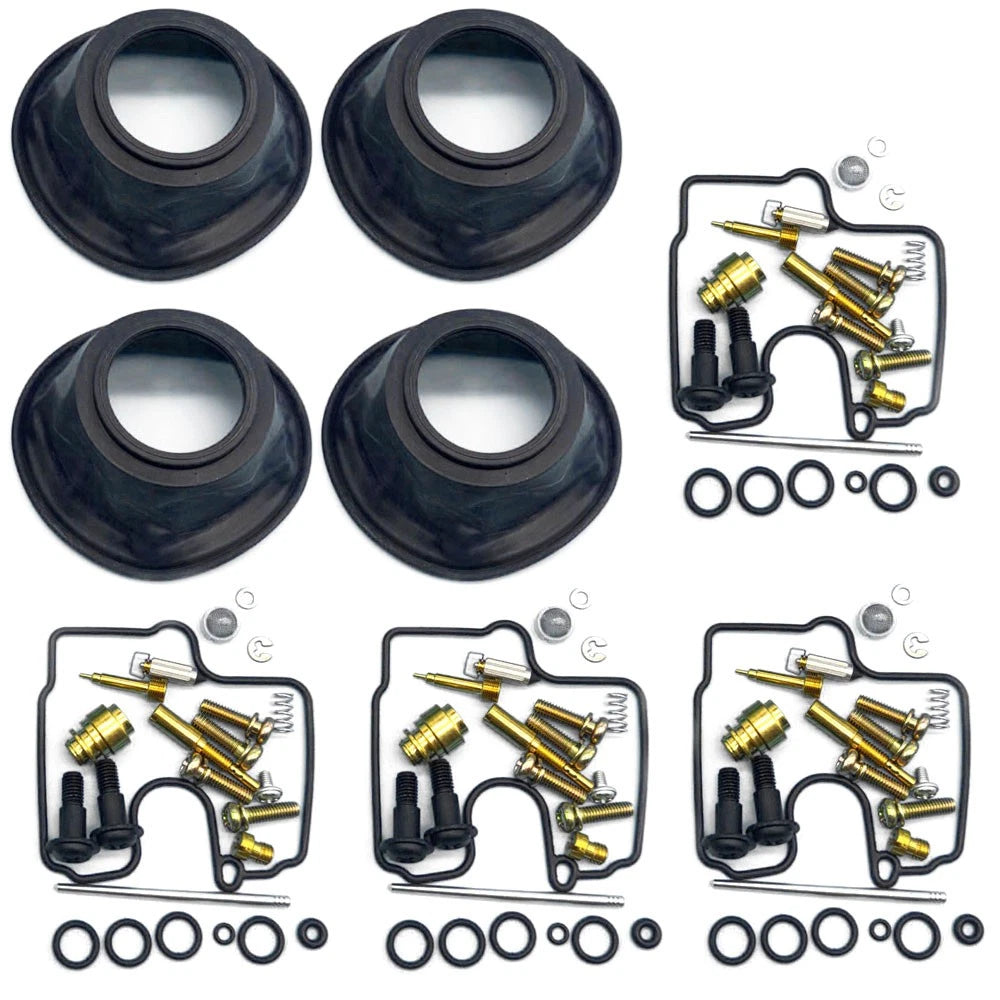4X Carburetor Gasket Jet Repair Kit for Suzuki SV650 SV650S (1999–2002)