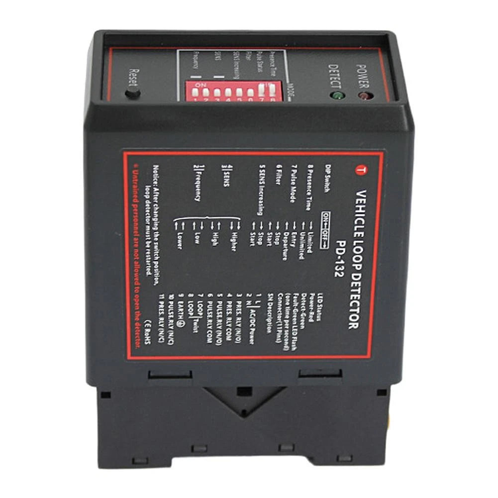 Induction Loop Detector DP132 for Automatic Doors (DC12V24V Applications)