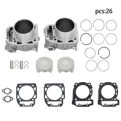 Top End Cylinder Piston Gaskets Kit for Can-Am 1000 6X6 (2014–2020) 420413116