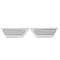 2X White Front Bumper Reflector Side Marker Lights for Audi A4 B9 (2017–2019)