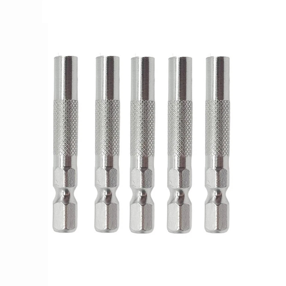 Set of 5 Hex 6.35mm 1/4" Insert Socket Holders for Electric Screwdrivers