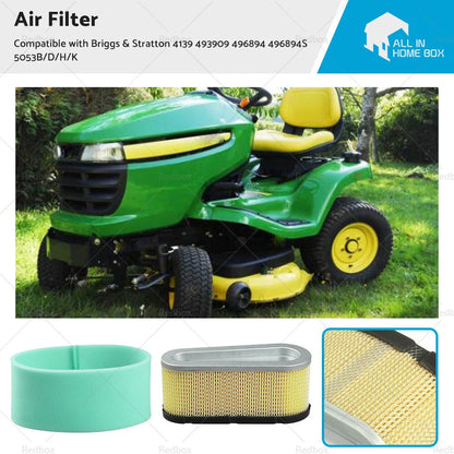 Air Filter for Briggs & Stratton 4139 493909 496894 496894S 5053B/D/H/K