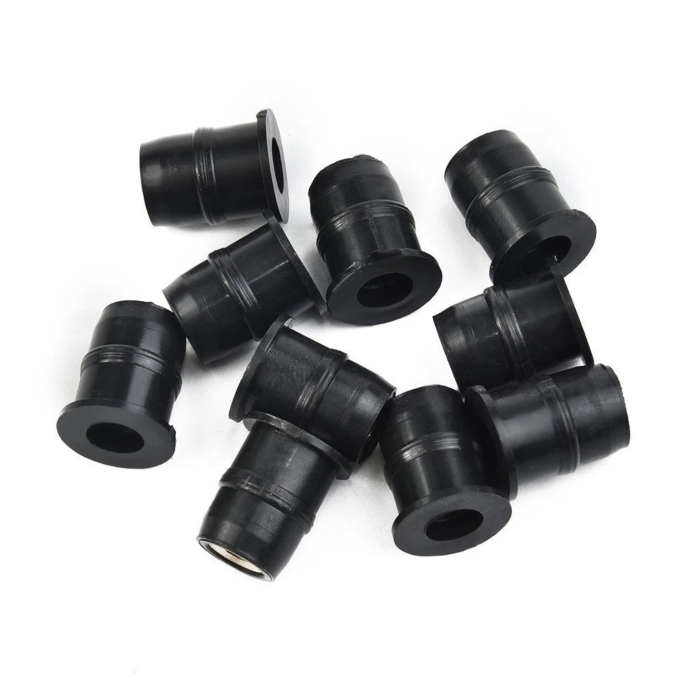 Set of 10 Rubber Panel Nuts for ATV Bodywork