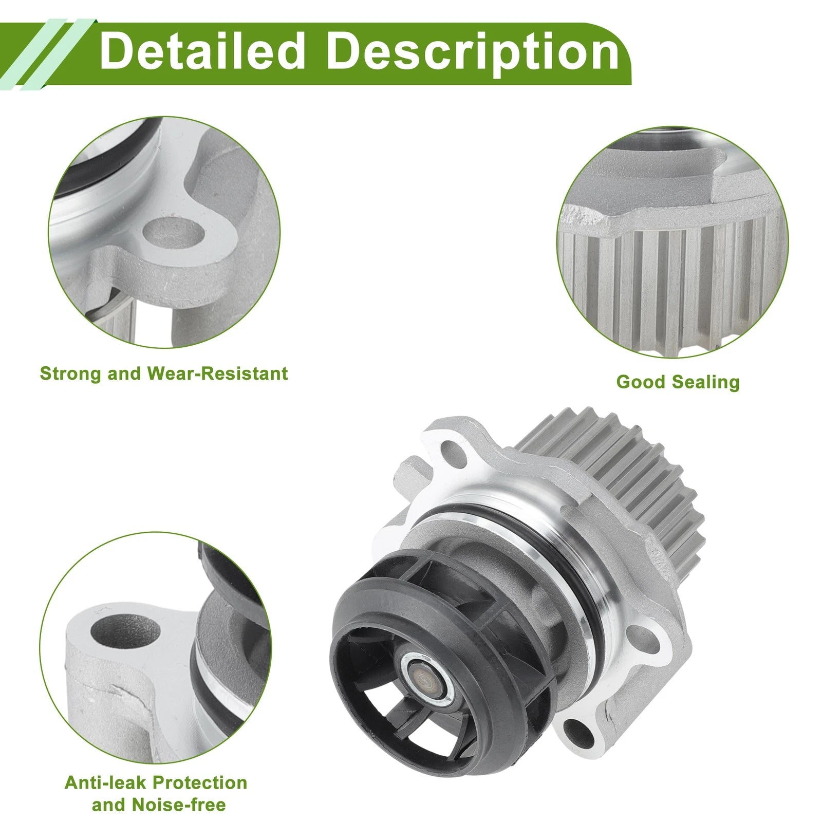 Engine Water Pump for Volkswagen Passat (2000–2005) No. 06A121012B