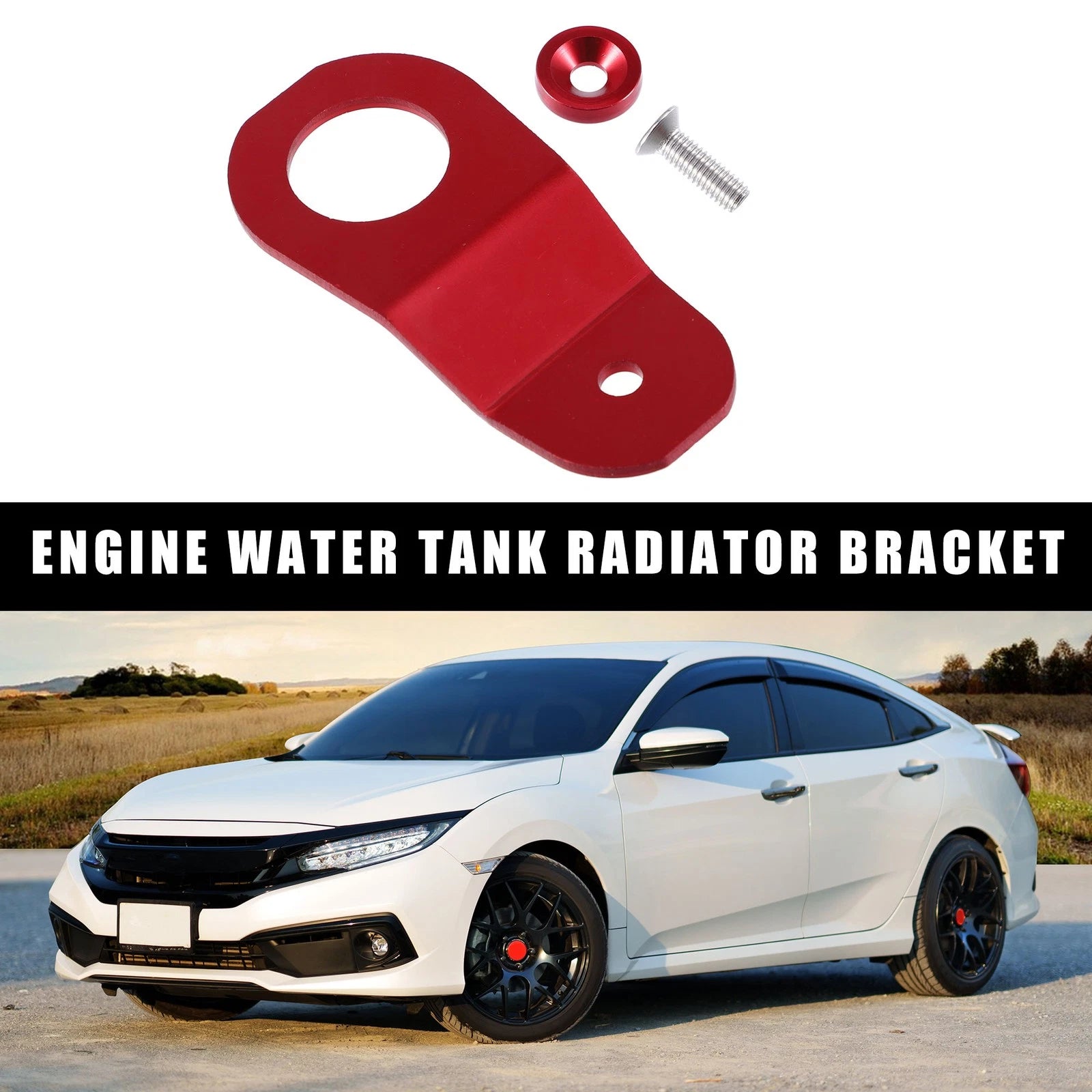 Engine Water Tank Radiator Bracket Replacement for Honda Civic (2016–2021)