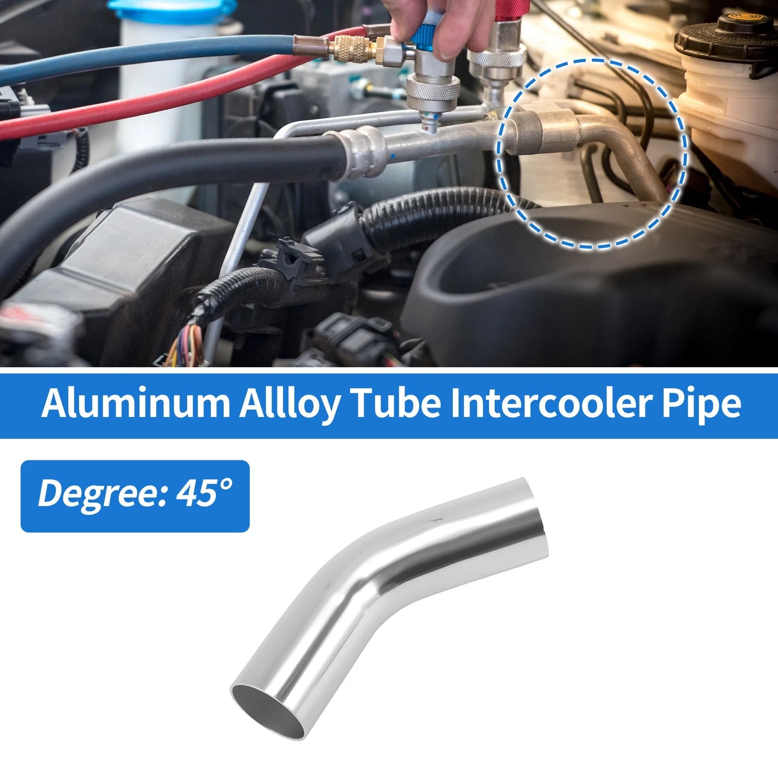 2.01" OD 45° Intercooler Pipe for