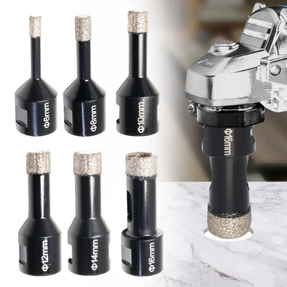 M14 Brazed Diamond Dry Drill Core Bit for Tile Porcelain Marble Granite