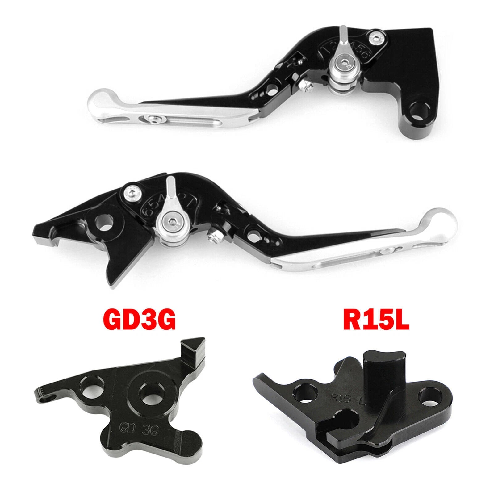 Adjustable Clutch Brake Lever for Yamaha MT125 (2014–2019) Silver T9