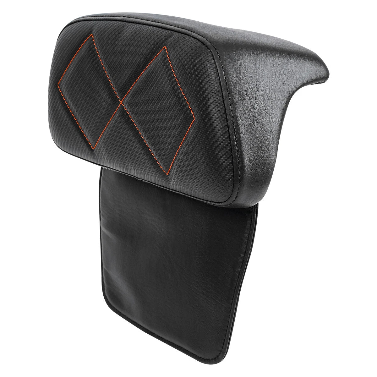 Black Rear Passenger Backrest for Harley Touring, Road Glide (2014–2023)