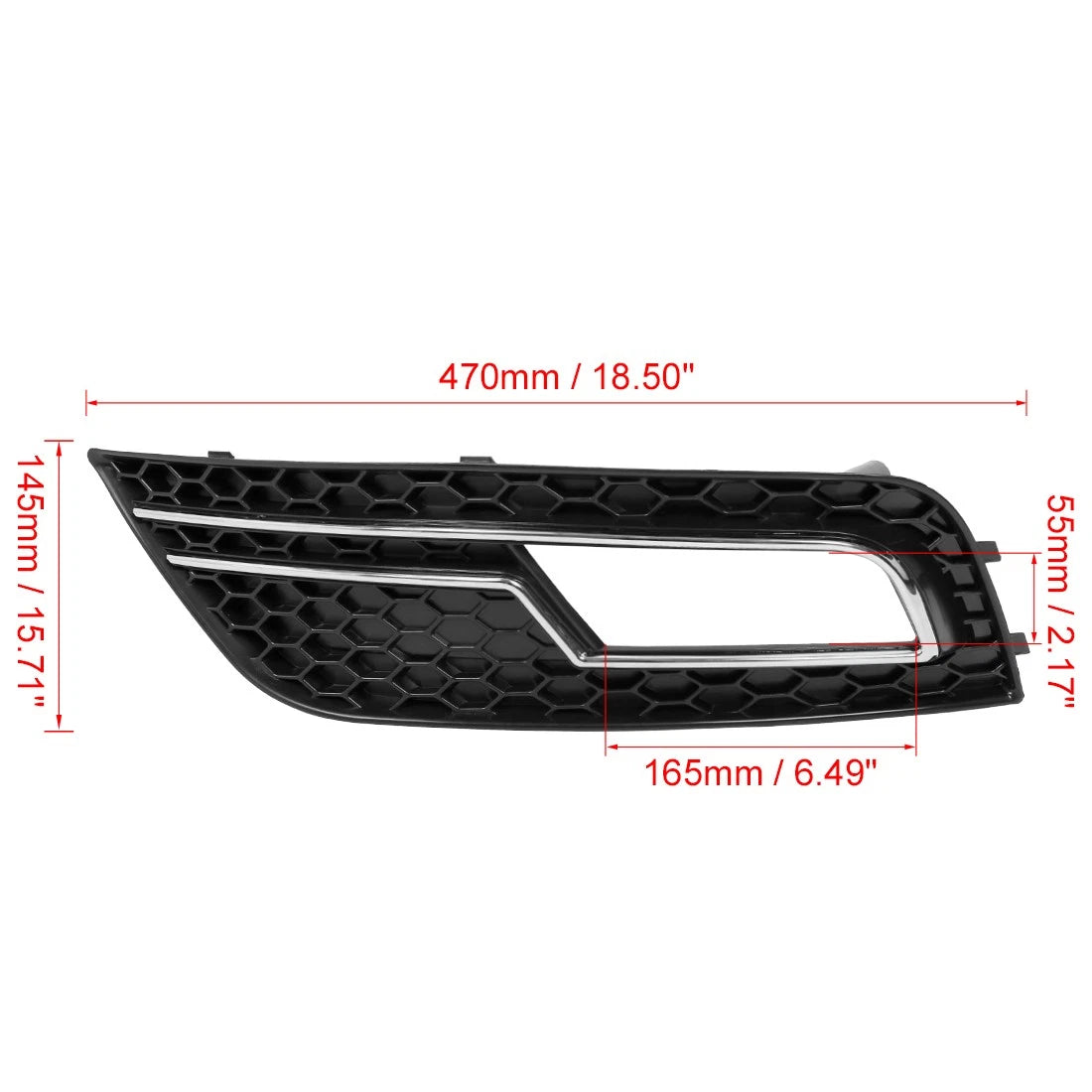 Front Left Fog Light Grille Cover Trim for Audi A4 (2013–2016)