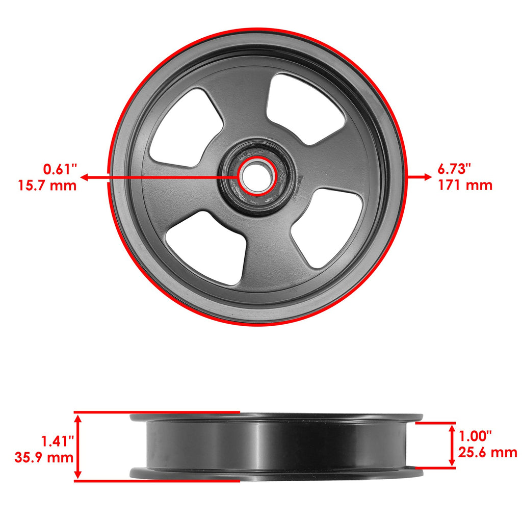 Deck Pulley 60 Inch Replacement for Exmark Lazer Z LZE751GKA60 (2000–2000)