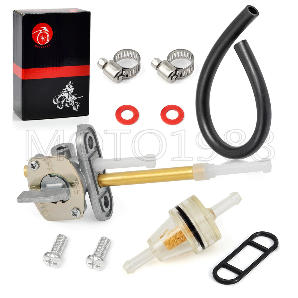 2X Fuel Petcock Valve for Yamaha Big Bear YFM350 Kodiak YFM400FW (1998–2001)