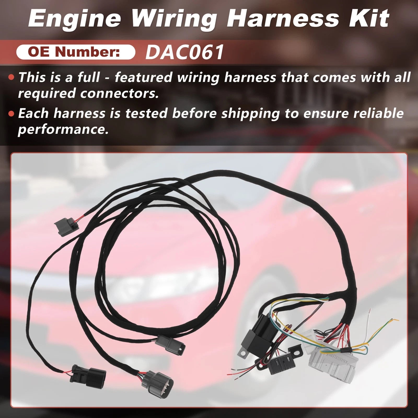 Engine Wiring Harness Replacement for Honda Civic EG (1992–1995)