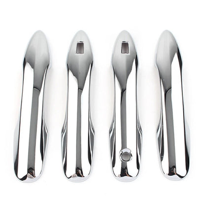 Set of 4 Door Handle Cover Trims for Toyota Corolla Hatchback (2019–2020) ABS Chrome
