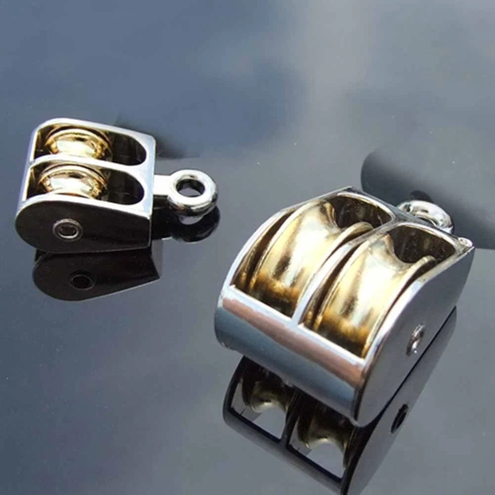 Double Fixed Pulley Sheave for Lifting (36mm, 52mm, 75mm)